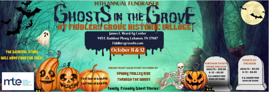 Ghosts in the Grove! Friday, October 11th